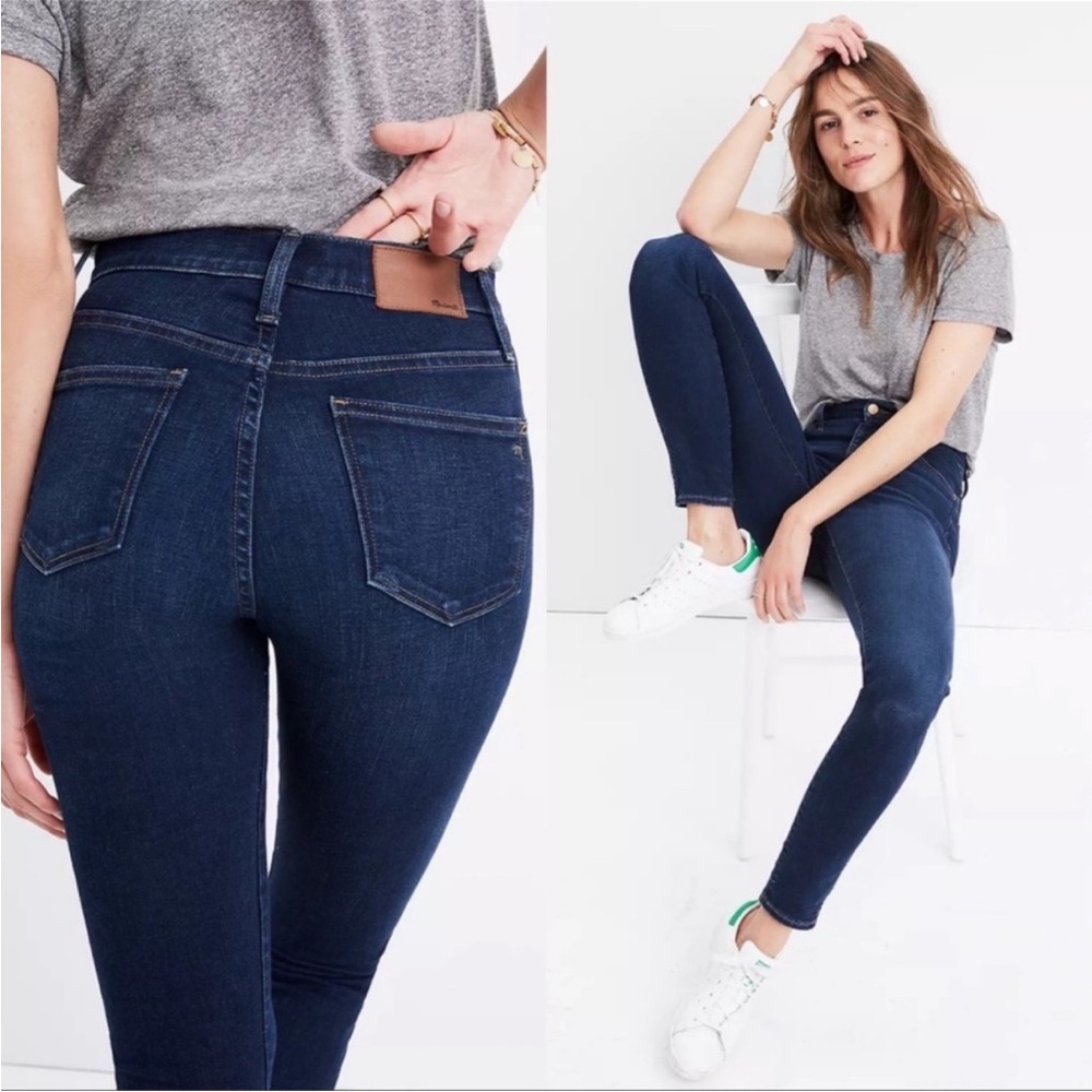 Madewell 10” High Rise Skinny Hayes Wash